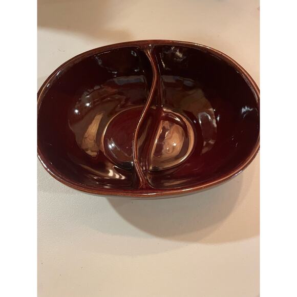 MarCrest Other - MarCrest ovenproof stoneware daisy dot divided dish UEC
